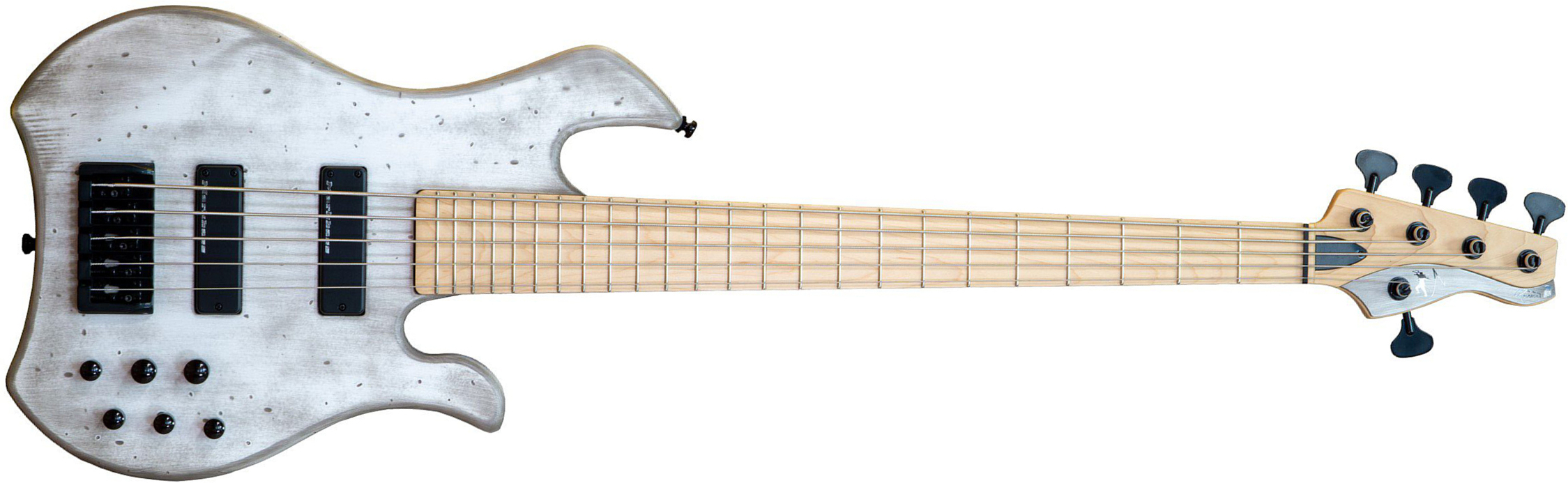 Markbass Mb Kimandu F1 5 Bk Mp 5c Active Mn - Old White - Solid body elektrische bas - Main picture