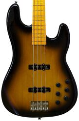 Solid body elektrische bas Markbass MB GV 4 Gloxy Val CR MP - Tobacco sunburst