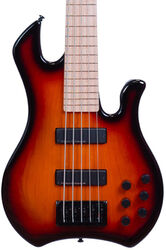 Solid body elektrische bas Markbass Gloxy MB Kimandu BK MP 5-String - tobacco sunburst