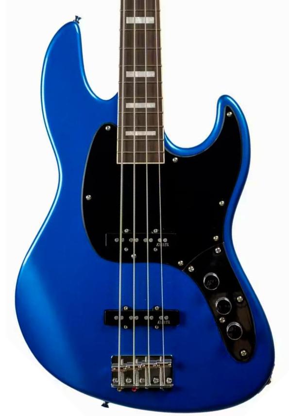 Solid body elektrische bas Markbass Gloxy GOG MB GV 5 CR RW FC Passive 4-String - Blue Sky