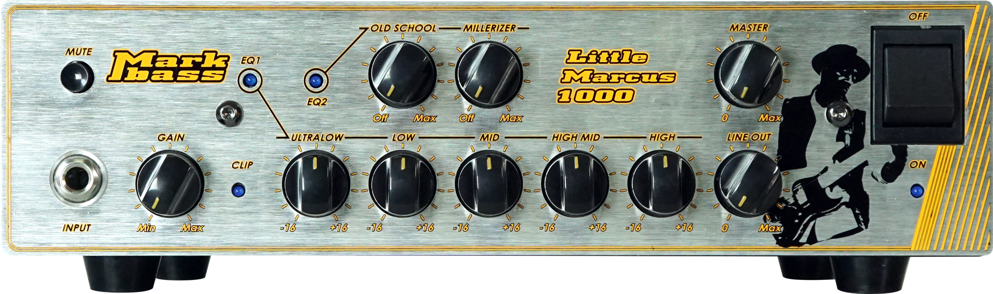 Markbass Little Marcus Miller 1000 Head Signature 1000w 4-ohms - Versterker top voor bas - Variation 1