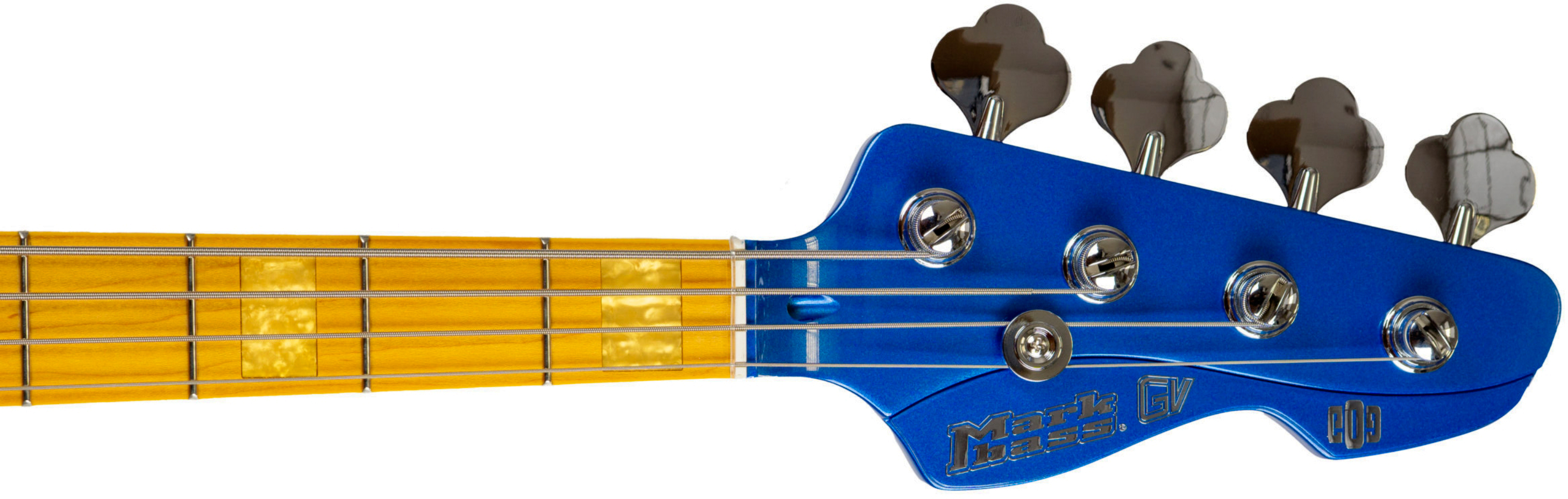 Markbass Mb Gv 4c Cr Mn Fc Passive Gloxy Gog Mn - Blue Sky - Solid body elektrische bas - Variation 2