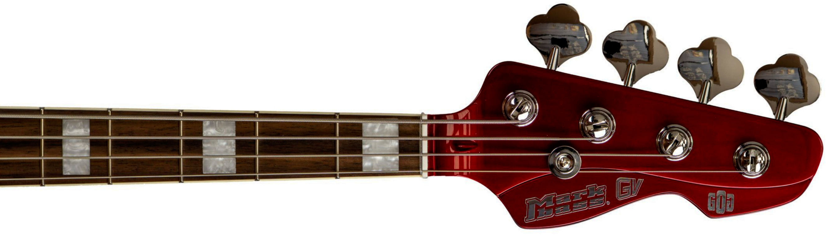 Markbass Mb Gv 4c Cr Rw Fc Passive Gloxy Gog Rw - Red Passion - Solid body elektrische bas - Variation 2