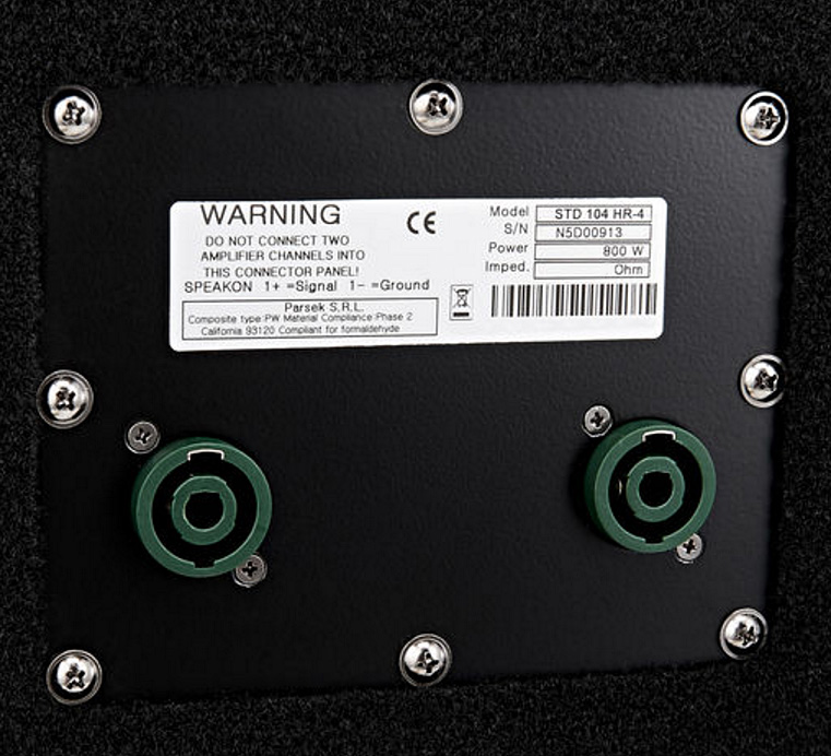 Markbass Standard 104hr-8 4x10 800w 8-ohms Black - Speakerkast voor bas - Variation 3