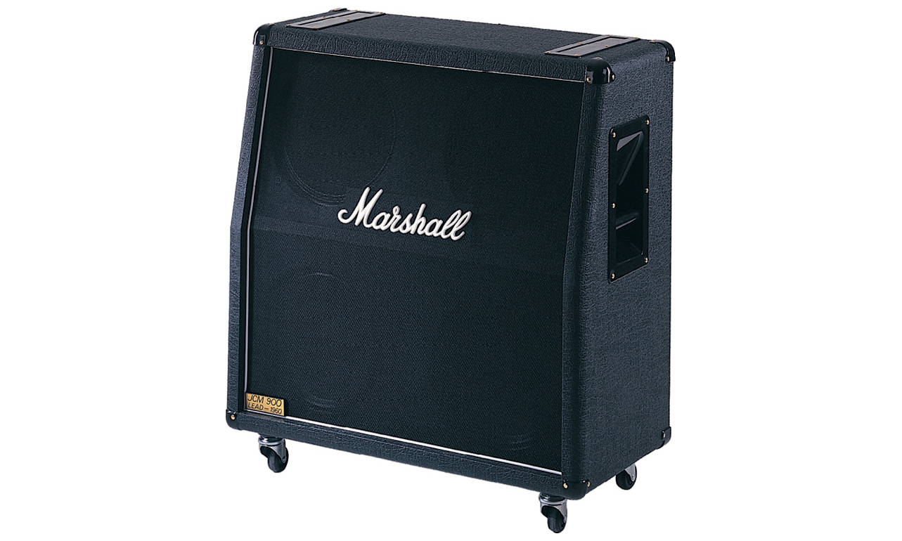 Marshall 1960av Angled 4x12 280w 4/8/16-ohms Stereo  Pan Coupe Vintage 30 - Elektrische gitaar speakerkast - Variation 1