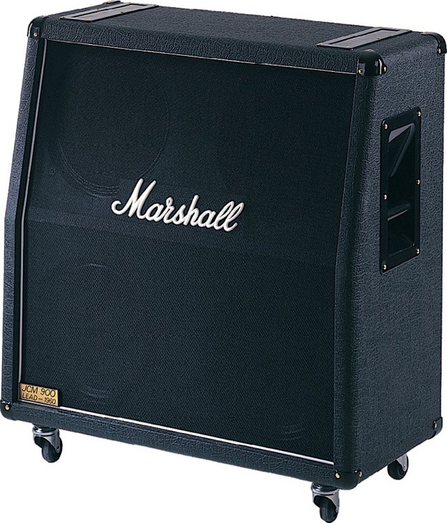 Marshall 1960av Angled 4x12 280w 4/8/16-ohms Stereo  Pan Coupe Vintage 30 - Elektrische gitaar speakerkast - Main picture