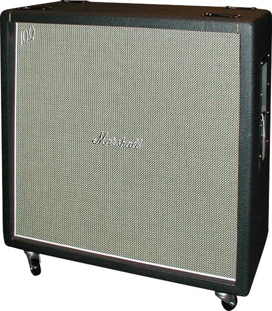 Marshall 1960bhw 4x12 Pan Droit Black - Elektrische gitaar speakerkast - Main picture