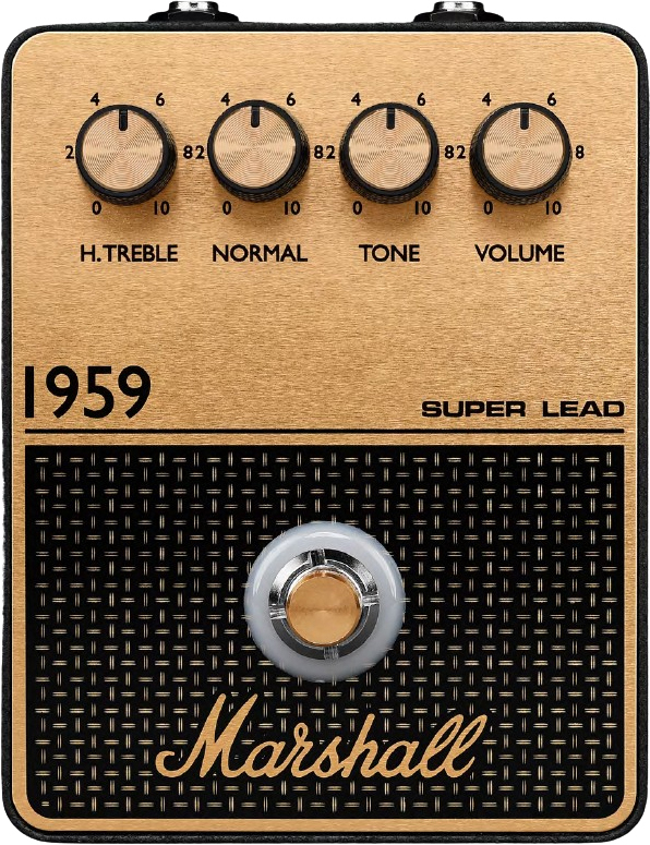 Marshall Amp Series 1959 Super Lead Plexi Pedal - Overdrive/Distortion/fuzz effectpedaal - Main picture