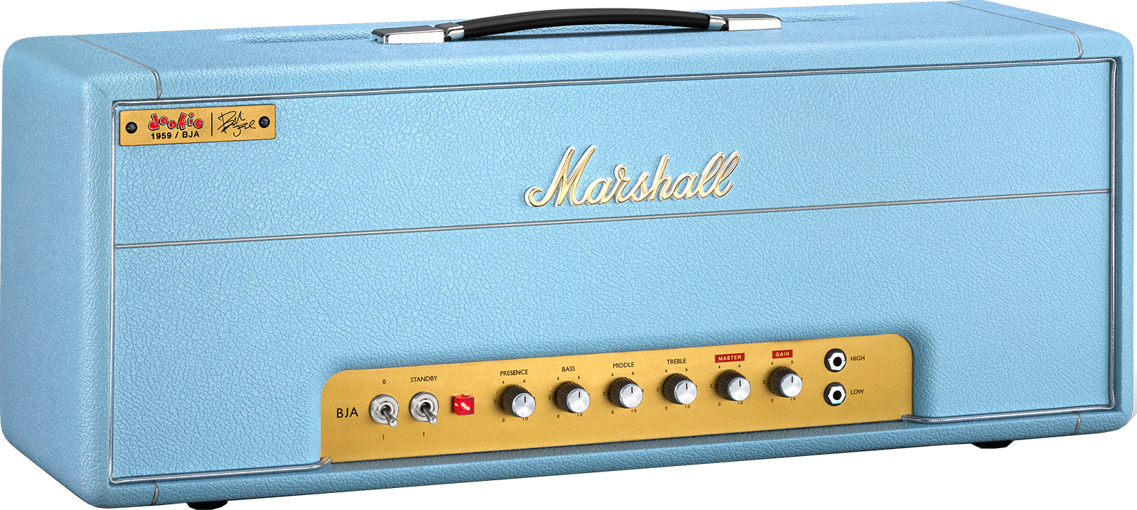 Marshall Billie Joe Armstrong 1959 Bja Handwired Head Signature 100w El34 - Gitaarversterker top - Main picture