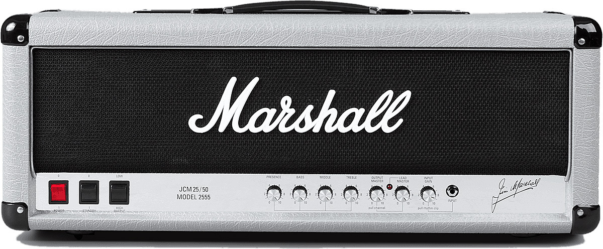 Marshall Jubilee Reissue 2555x Head 50/100w Silver - Gitaarversterker top - Main picture