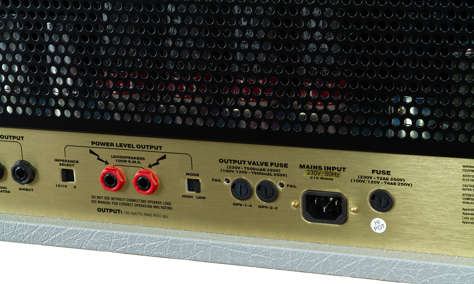 Marshall Jcm900 4100 Vintage Reissue Head 100w El34 Silver - Gitaarversterker top - Variation 5