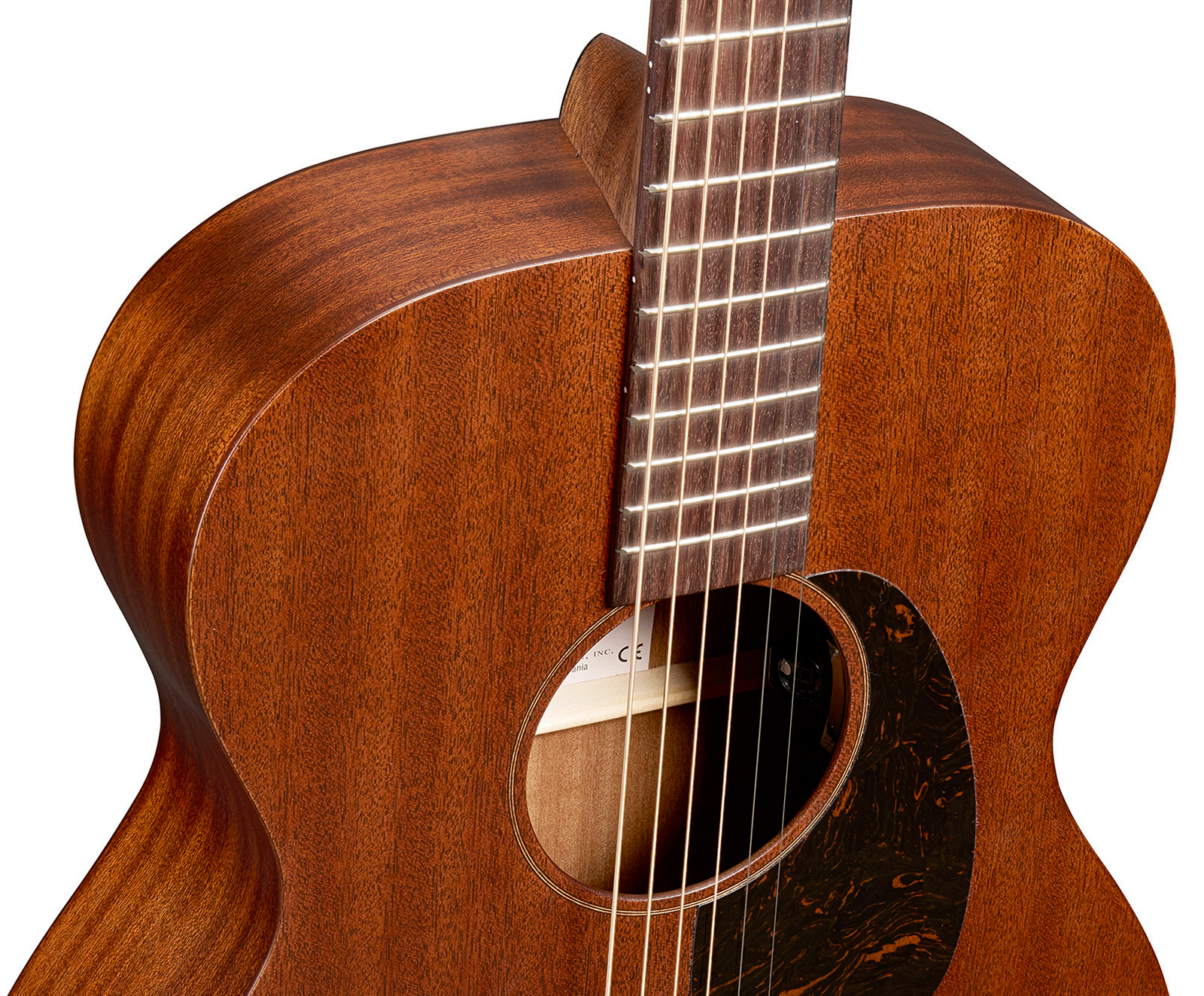 Martin 00010e Sapele Retro Road 000 Shsc Tout Sapele Eb - Dark Mahogany - Folk gitaar - Variation 2