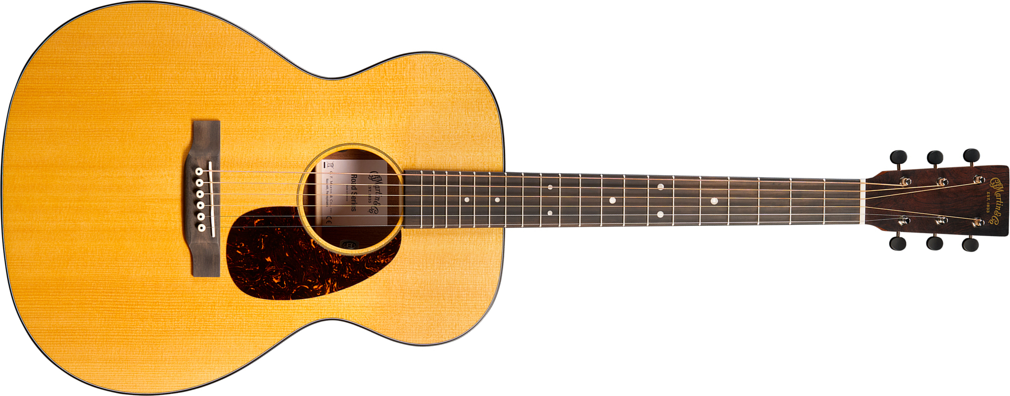 Martin 000-10e Retro Road 000 Shsc Epicea Sapele Eb - Aging Toner - Folk gitaar - Main picture