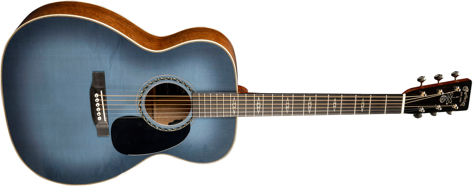 Martin Ceo11 Ltd Grand Auditorium Epicea Chene Rw - New Horizons Blue Burst - Volksgitaar - Main picture