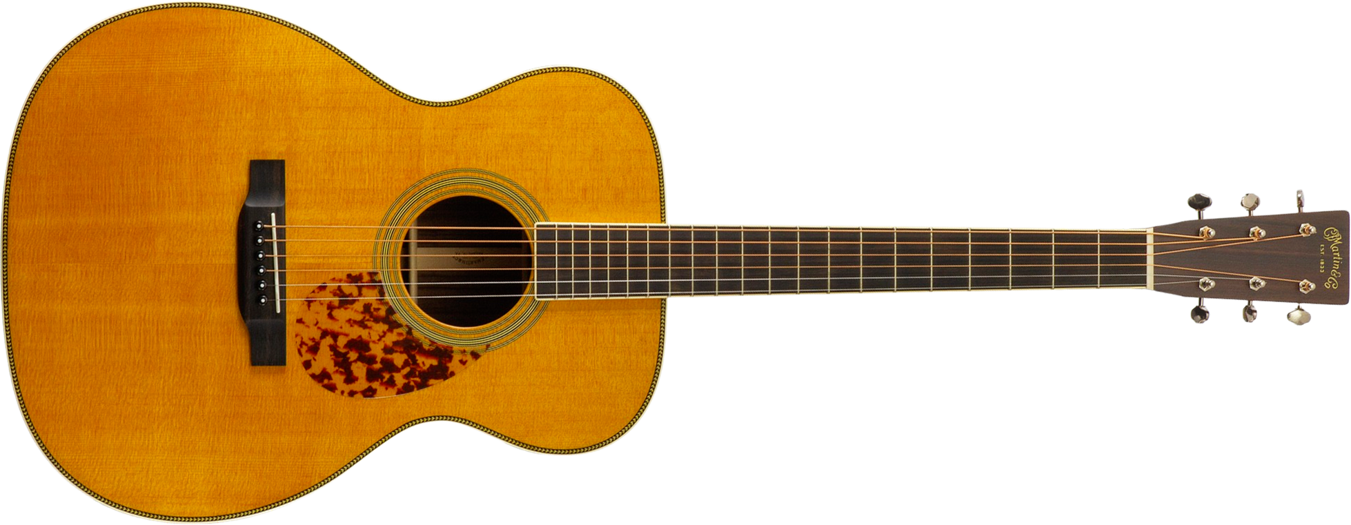 Martin Custom Shop 000 Epicea Adirondack / Palissandre Indian Eb #2703350 - Natural Aging Toner - Folk gitaar - Main picture