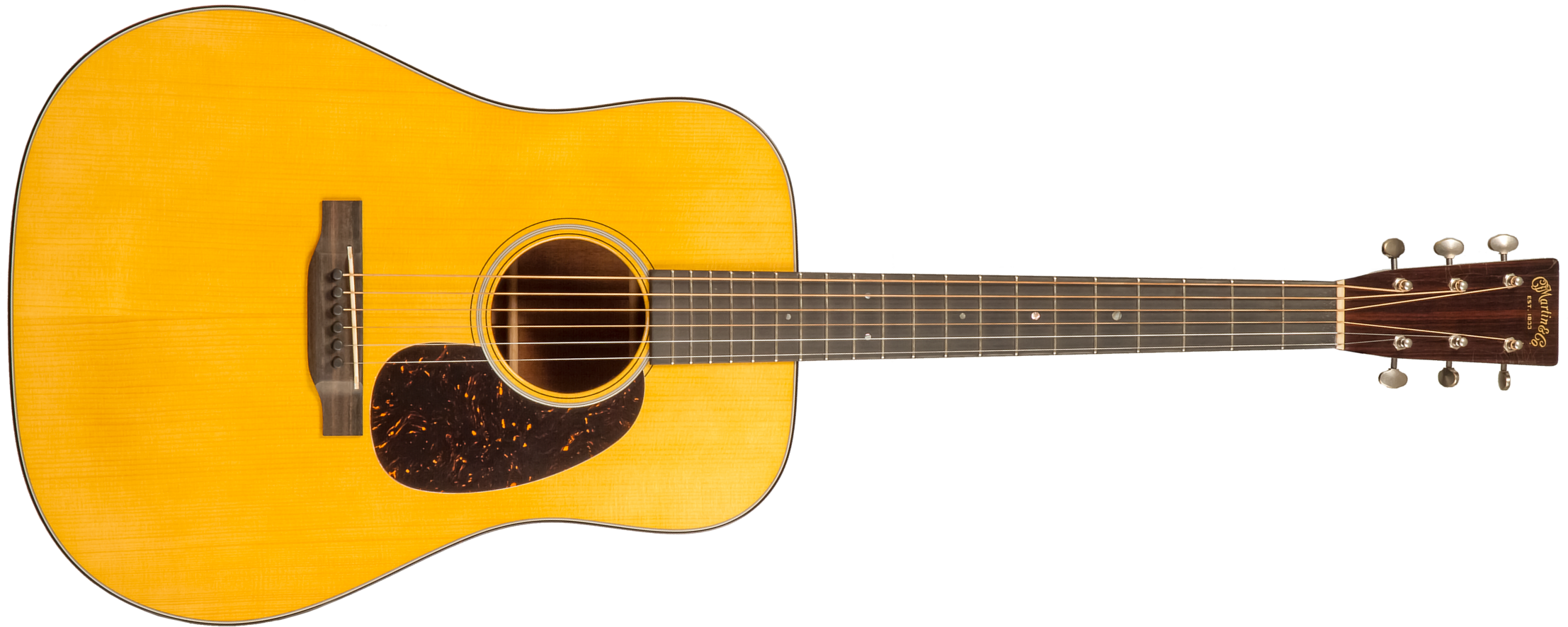 Martin Custom Shop Expert D-18 1937 Dreadnought Epicea Acajou Eb #2841322 - Natural Vintage Stage 1 Aging - Volksgitaar - Main picture