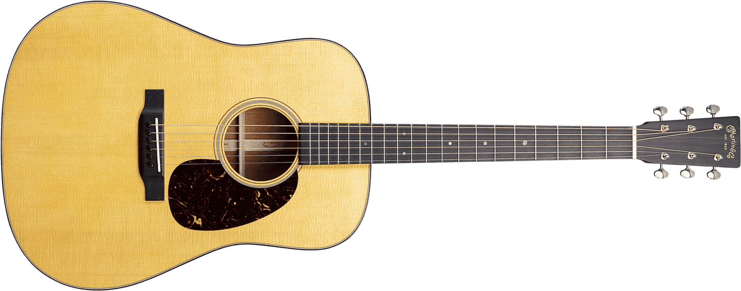 Martin D-18 Standard Dreadnought Epicea Acajou - Natural - Volksgitaar - Main picture