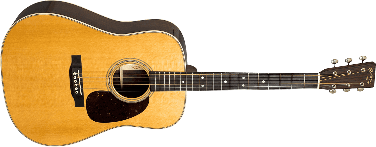 Martin D-28 Standard Dreadnought Epicea Palissandre Eb - Natural Gloss - Volksgitaar - Main picture