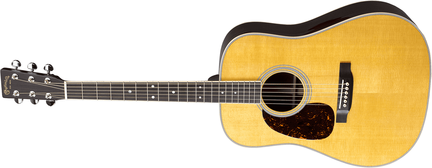 Martin D-35 Lh Standard Re-imagined Dreadnought Gaucher Epicea Palissandre Eb - Natural Aging Toner - Westerngitaar & electro - Main picture