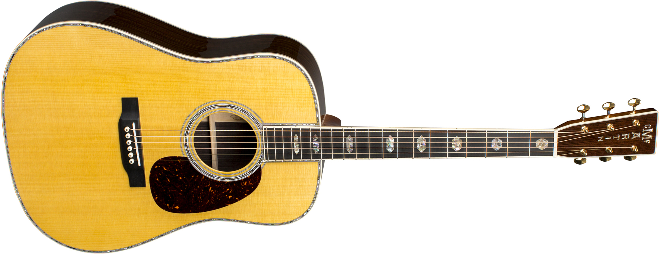 Martin D-45 Standard Re-imagined Dreadnought Epicea Palissandre Eb - Natural Aging Toner - Westerngitaar & electro - Main picture