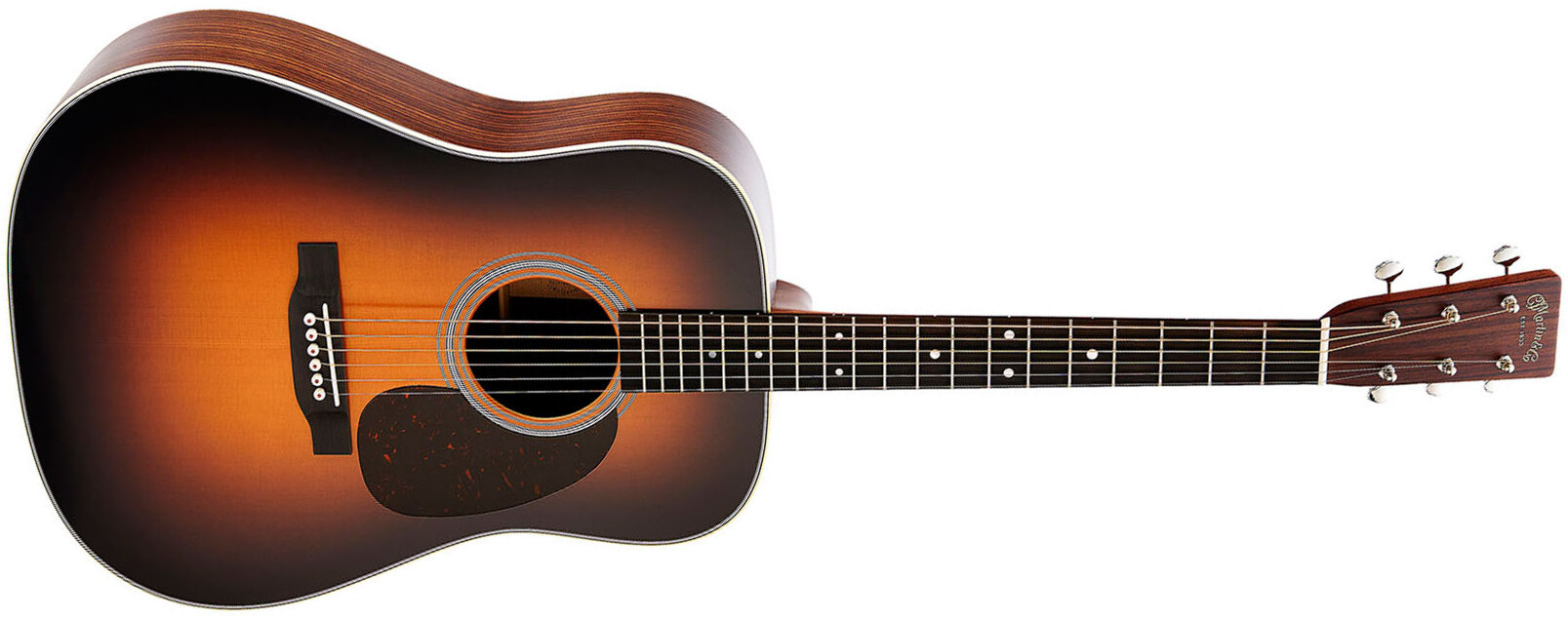 Martin D28 Standard Golden Era Epicea Palissandre Eb - 1935 Sunburst Satin - Volksgitaar - Main picture