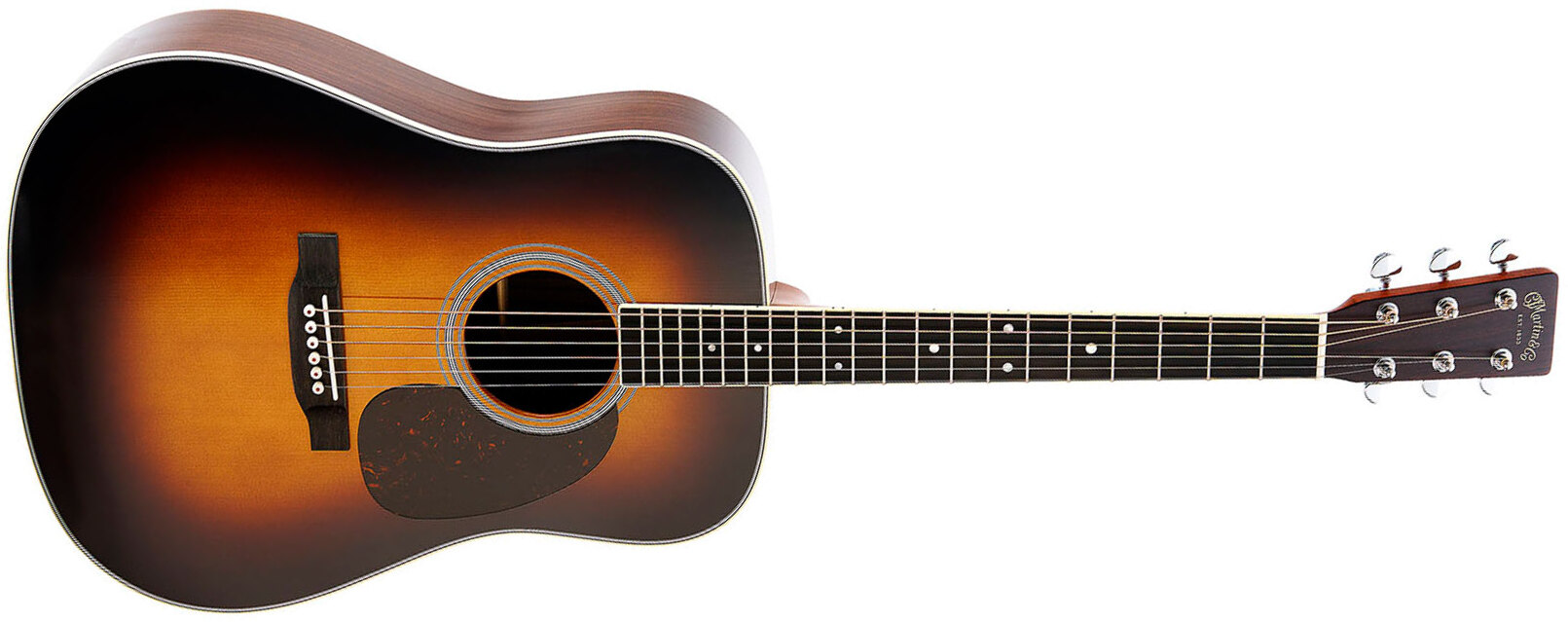 Martin D35 Standard Golden Era Dreadnought Epicea Palissandre Eb - 1935 Sunburst Gloss - Volksgitaar - Main picture