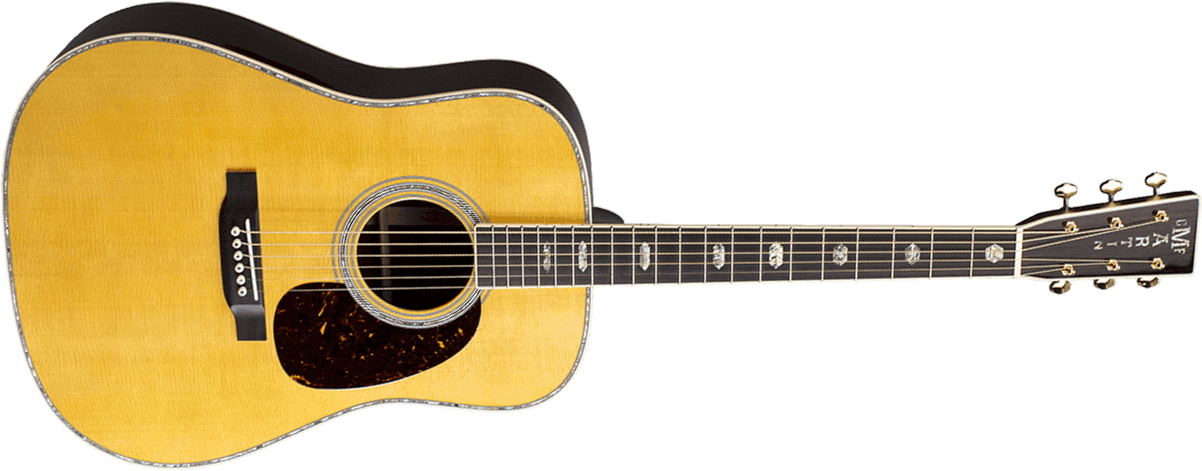 Martin D41 Standard Golden Era Dreadnought Epicea Palissandre Eb - Natural Gloss - Volksgitaar - Main picture