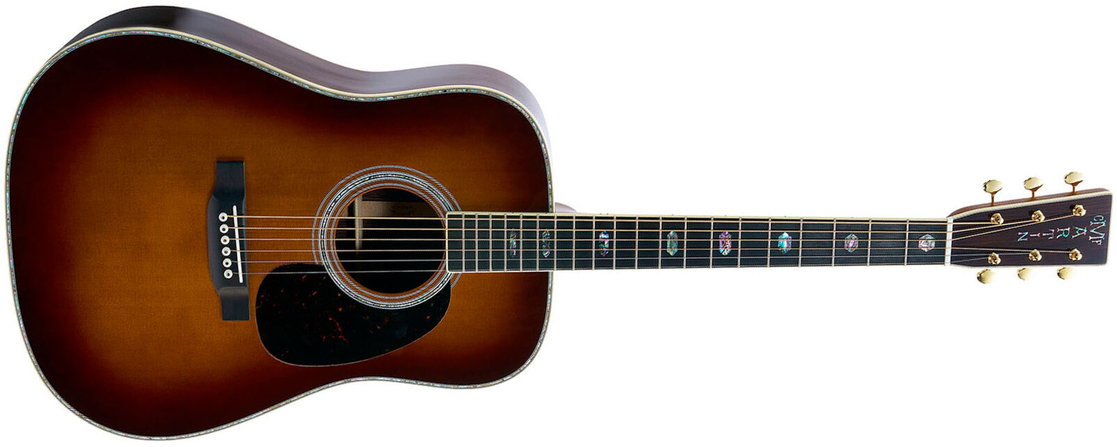 Martin D41 Standard Golden Era Dreadnought Epicea Palissandre Eb - 1933 Ambertone Gloss - Volksgitaar - Main picture