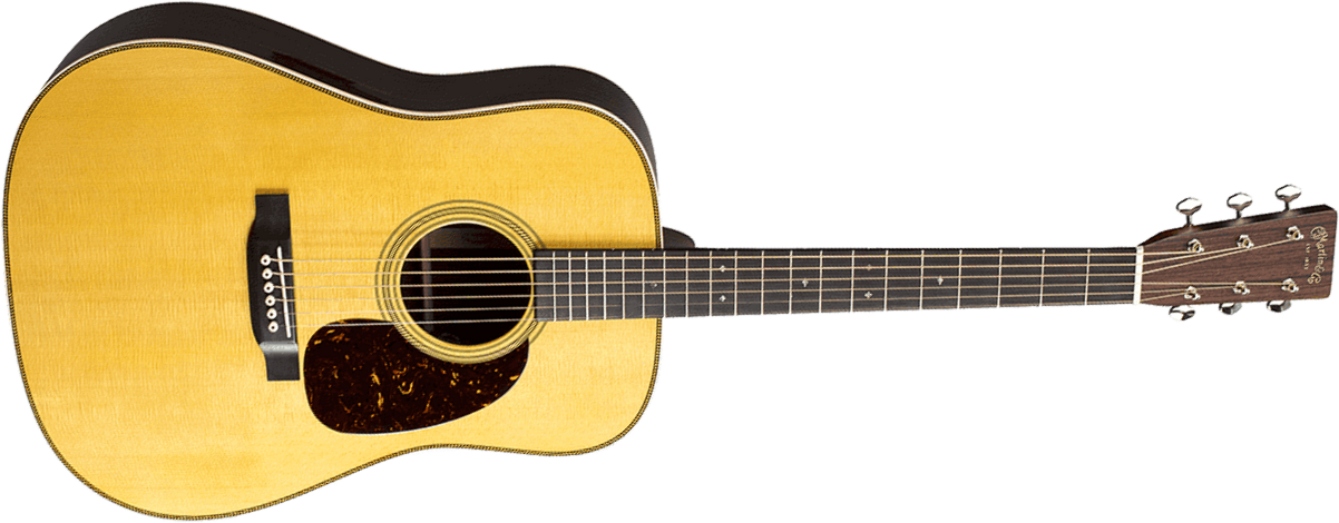 Martin Hd-28e Standard Golden Era Dreadnought Epicea Palissandre Eb Fishman - Natural Gloss - Volksgitaar - Main picture