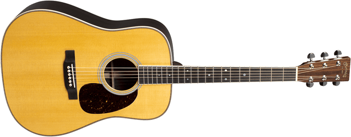 Martin Hd35 Standard Golden Era Dreadnought Epicea Palissandre Eb - Natural Gloss - Volksgitaar - Main picture