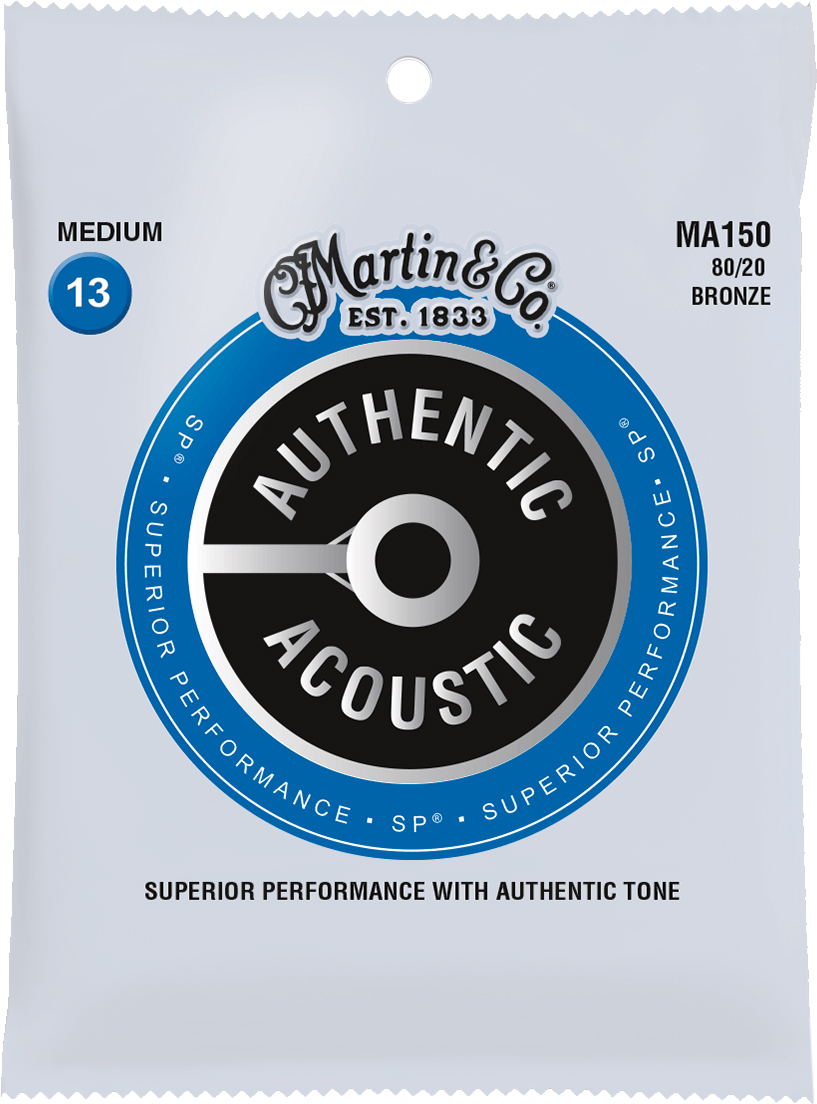Martin Ma150 Authentic Sp 80/20 Bronze Acoustic Guitar 6c  13-56 - Westerngitaarsnaren - Main picture
