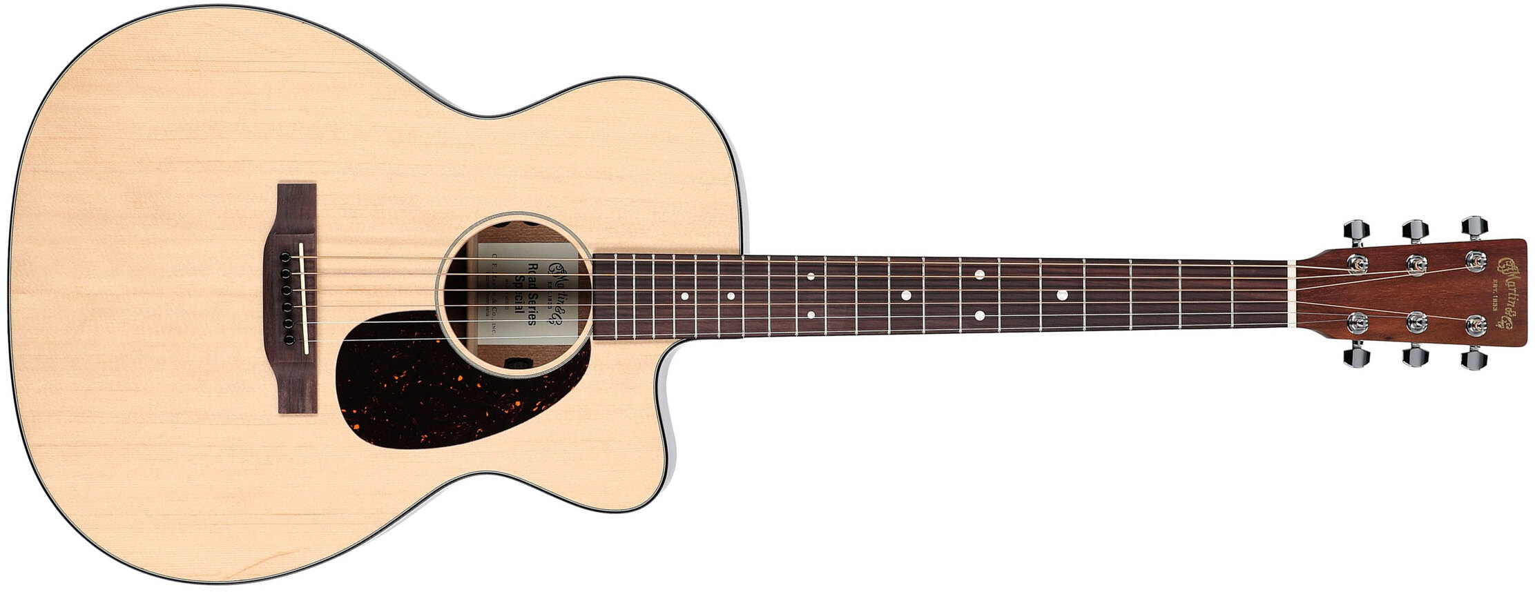 Martin Omc-10e Special Road Orchestra Cw Epicea Sapele Rw - Natural Satin - Volksgitaar - Main picture