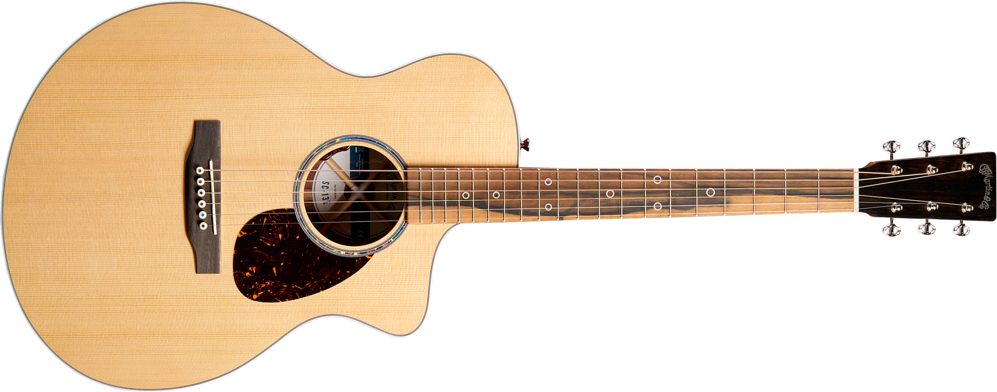 Martin Sc13e Modern Road Om Cw Epicea Koa Eb - Natural - Folk gitaar - Main picture