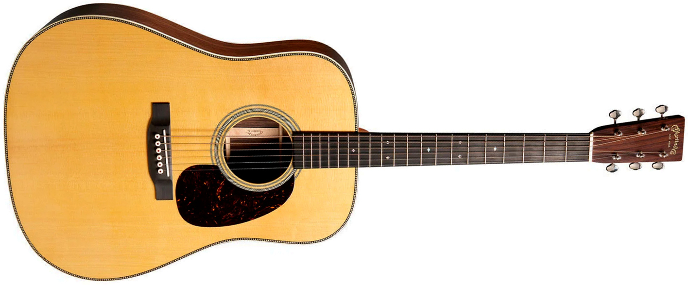 Martin Super Hd28 Standard Dreadnought Epicea Palissandre Eb - Natural Aging Toner - Folk gitaar - Main picture