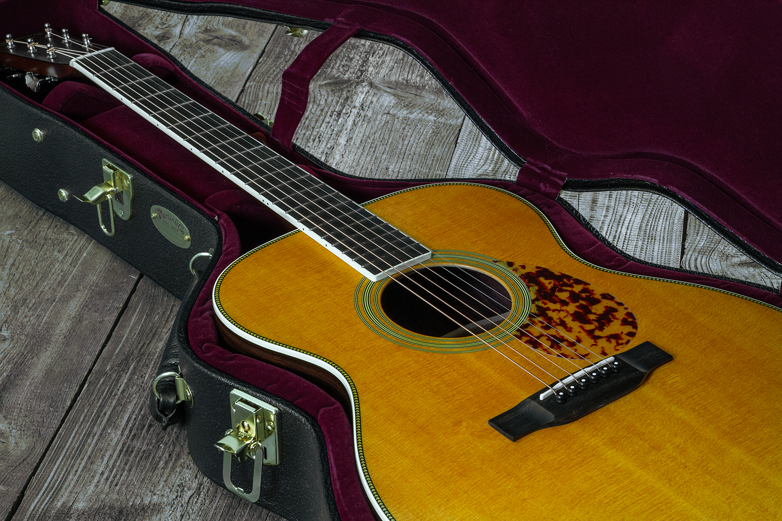 Martin Custom Shop 000 Epicea Adirondack / Palissandre Indian Eb #2703350 - Natural Aging Toner - Folk gitaar - Variation 11