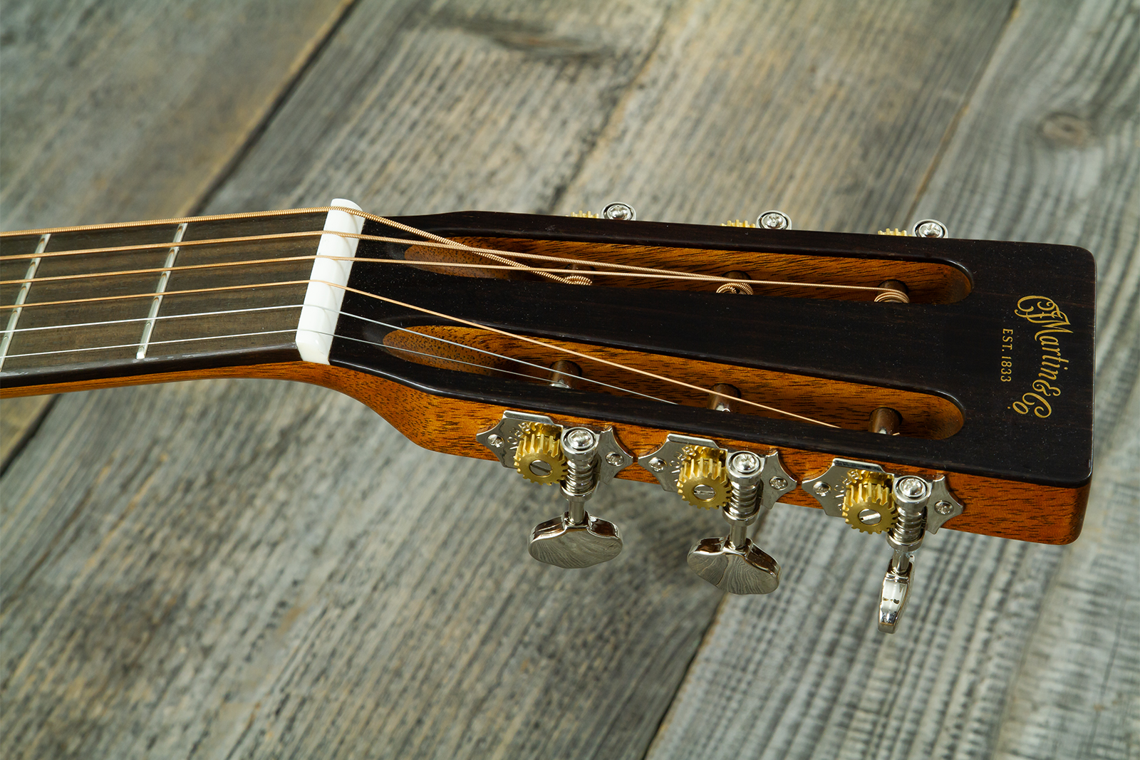 Martin Custom Shop Cs-00-c25004861 Grand Concert Shsc Epicea Adirondack / Acajou Eb #2957971 - Natural Aging Toner - Folk gitaar - Variation 12