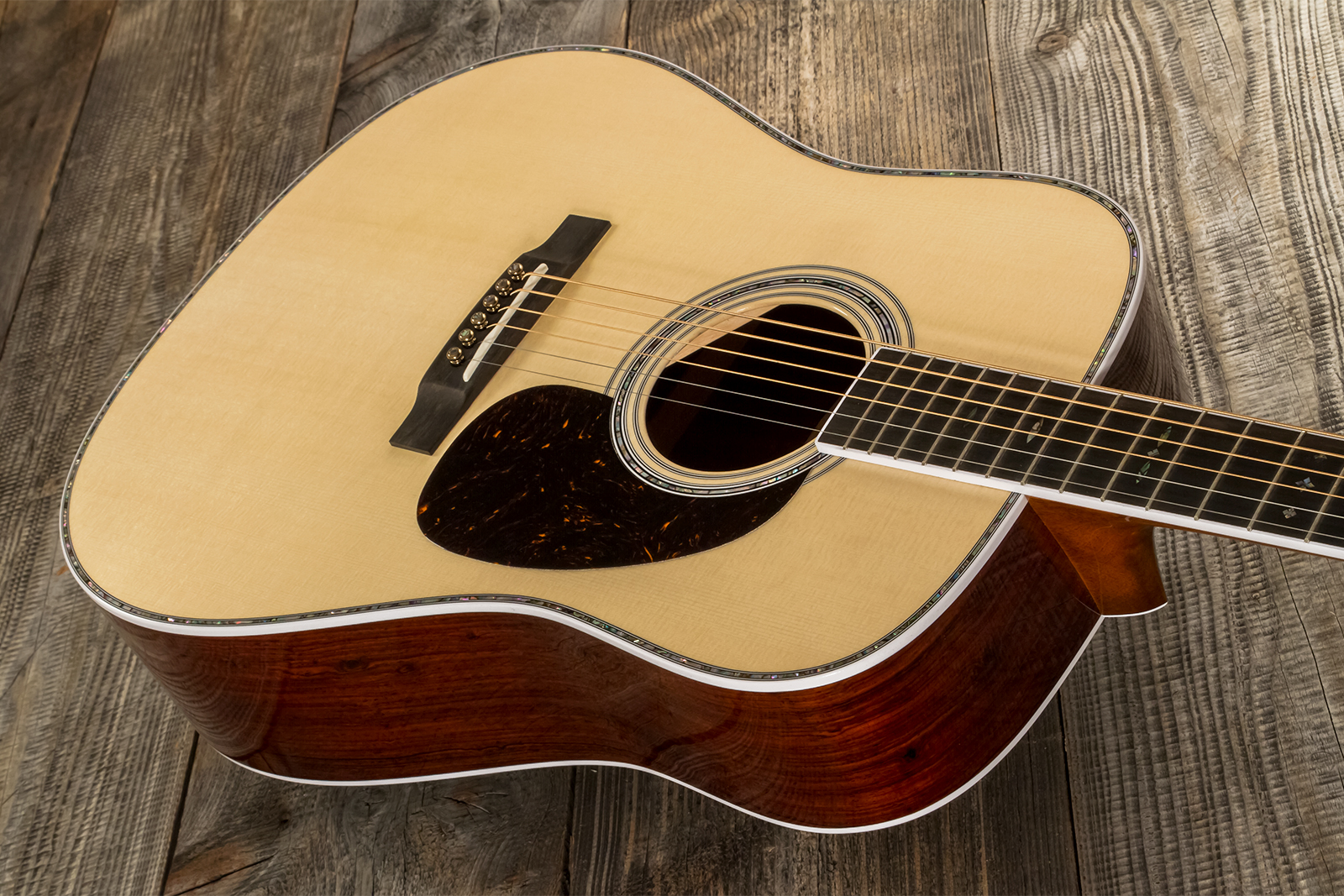 Martin Custom Shop Cs-d-c23036662 Dreadnought Epicea Italien / Cocobolo #2811855 - Natural - Volksgitaar - Variation 2