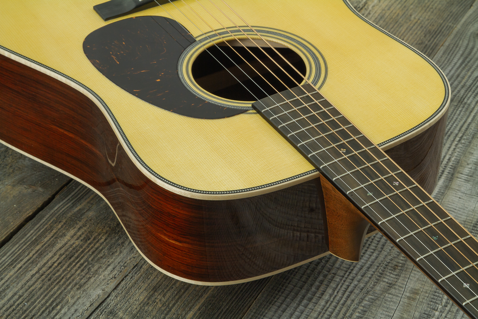 Martin Custom Shop Cs-d-c24055346 Dreadnought Epicea Carpates / Palissandre Guatemala Eb #2997714 - Natural Aging Toner - Dreadnought gitaar - Variati