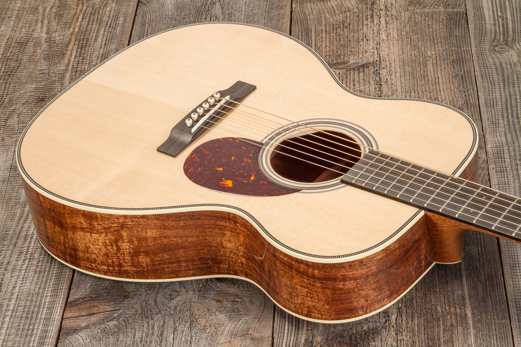 Martin Custom Shop Cs-om-c23035502 Orchestra Epicea Koa  Eb #2816483 - Natural - Volksgitaar - Variation 2