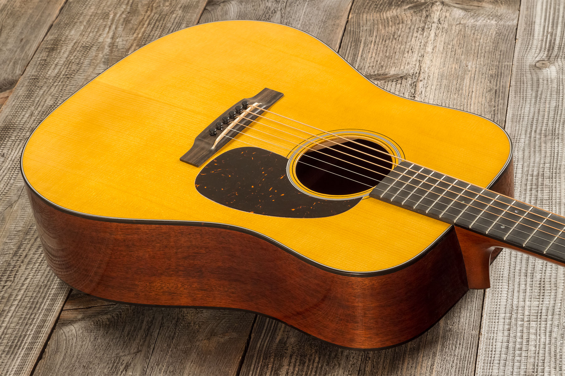 Martin Custom Shop Expert D-18 1937 Dreadnought Epicea Acajou Eb #2841322 - Natural Vintage Stage 1 Aging - Volksgitaar - Variation 2