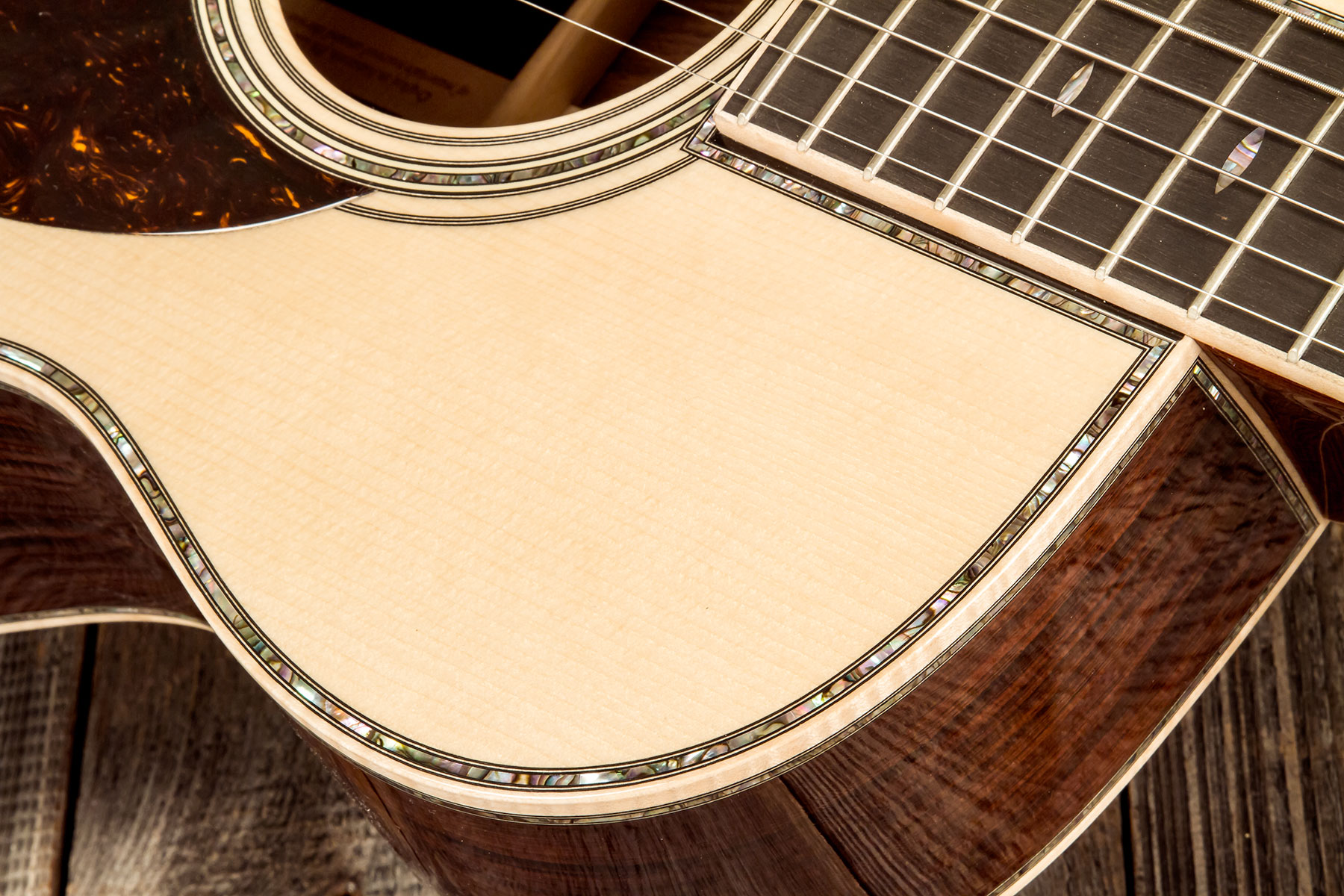 Martin Custom Shop Om45 Epicea Adirondack Palissandre Rio Eb #2814835 - Natural - Volksgitaar - Variation 5