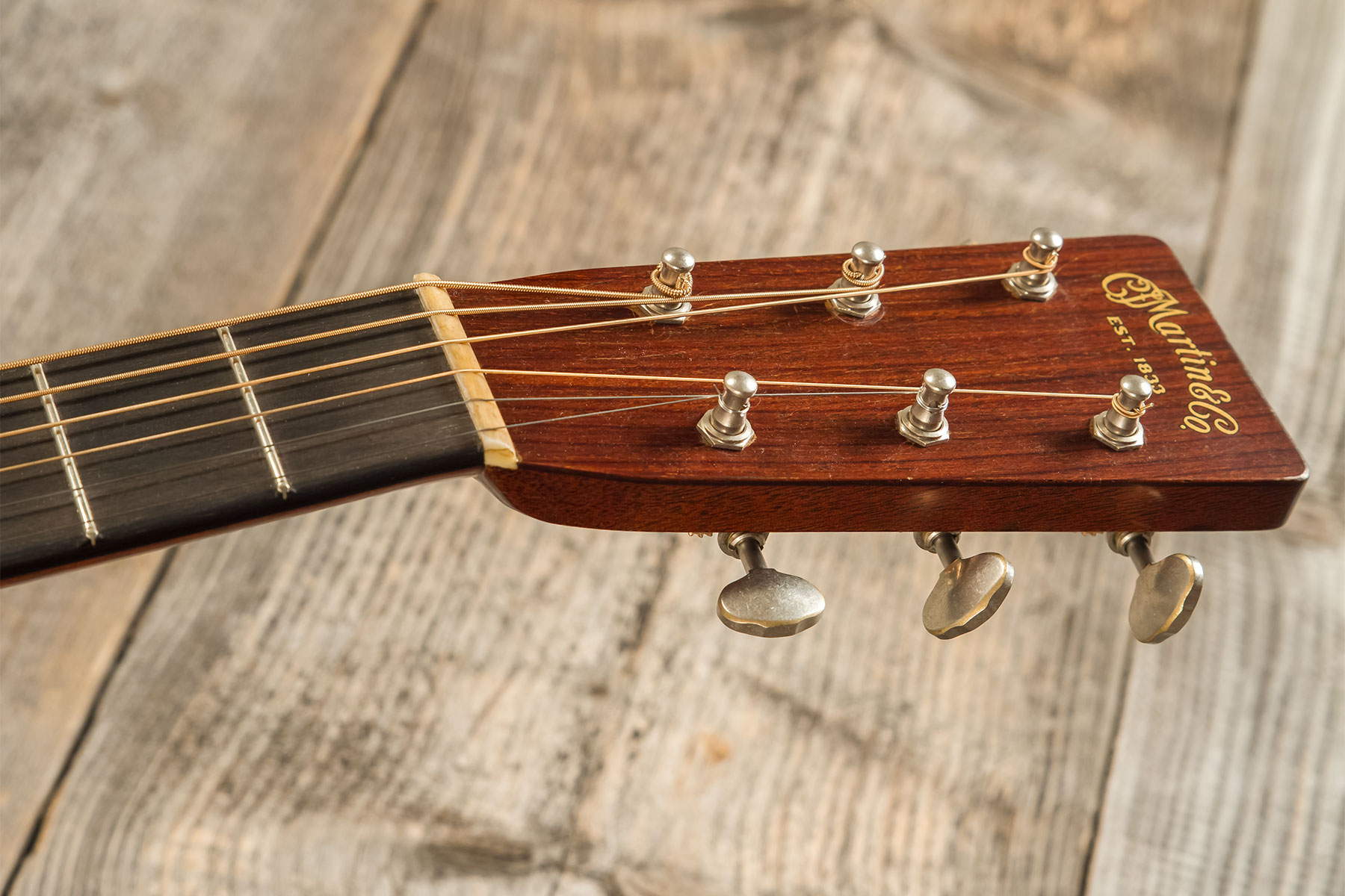 Martin D-28 Authentic 1937 Dreadnought Epicea Palissandre Eb #2852451 - Aged Natural Vintage Gloss - Volksgitaar - Variation 6