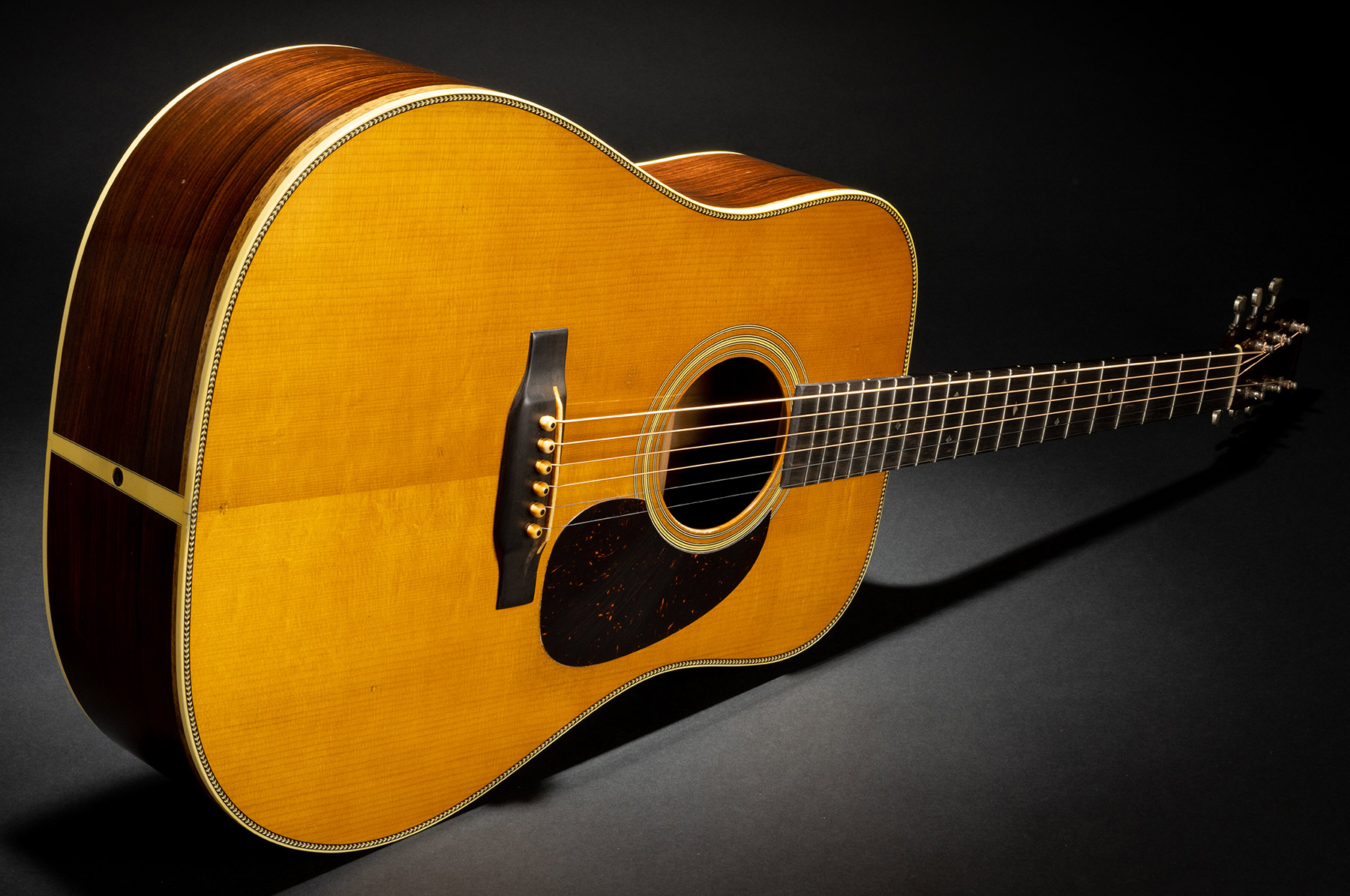 Martin D-28 Authentic 1937 Dreadnought Epicea Palissandre Eb - Aged Natural Vintage Gloss - Westerngitaar & electro - Variation 3