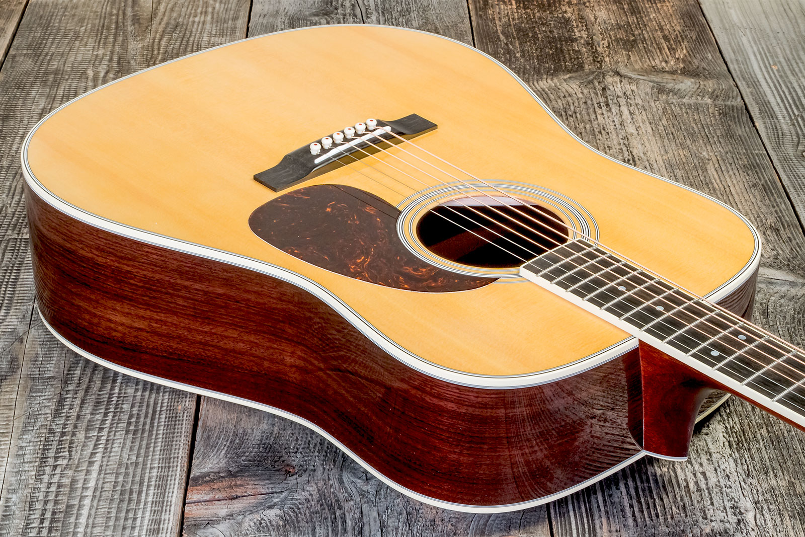 Martin D-35 Standard Re-imagined Dreadnought Epicea Palissandre Eb - Natural Aging Toner - Westerngitaar & electro - Variation 2