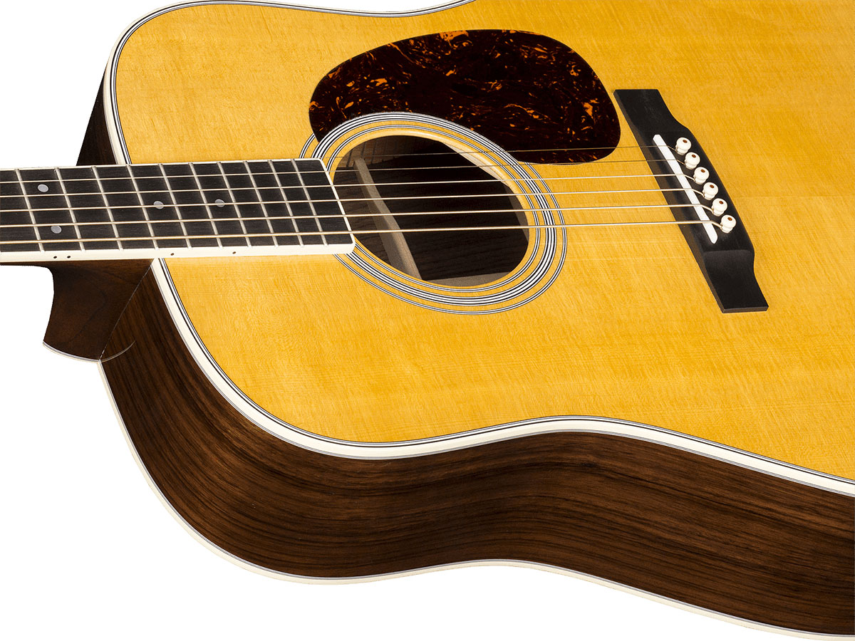 Martin D35 Standard Golden Era Dreadnought Epicea Palissandre Eb - Natural Gloss - Volksgitaar - Variation 2