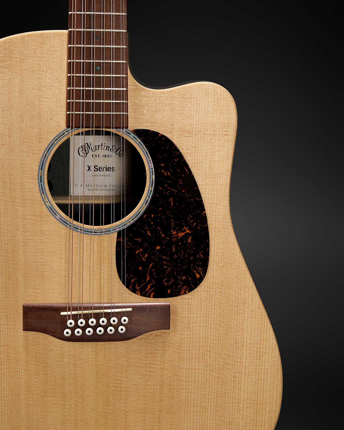 Martin Dcx2e Brazilian 12-string Dreadnought Cw 12c Epicea Hpl Palissandre Ric - Natural - Volksgitaar - Variation 4