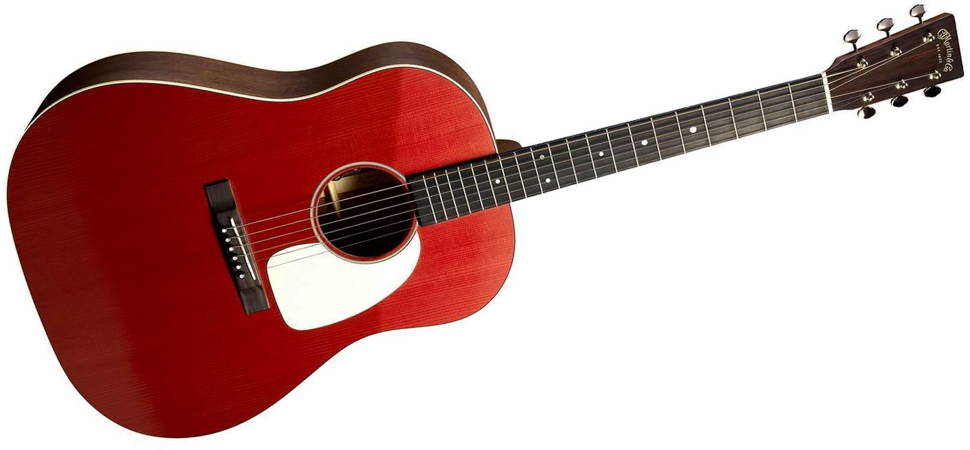 Martin Dss16e Dreadnought Epicea Acajou Eb - Cherry Cola - Folk gitaar - Variation 1