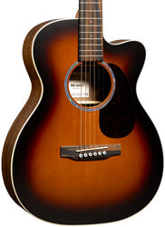 Folk gitaar Martin Junior 000C Jr E - Satin Walnut Burst