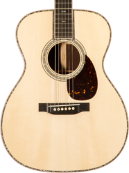 Volksgitaar Martin Custom Shop OM-45 Adirondack Spruce / Brazilian Rosewood #2814835 - Natural