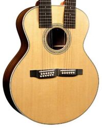 Folk gitaar Martin Grand J-28E DN 6/12-String - Natural Aging Toner